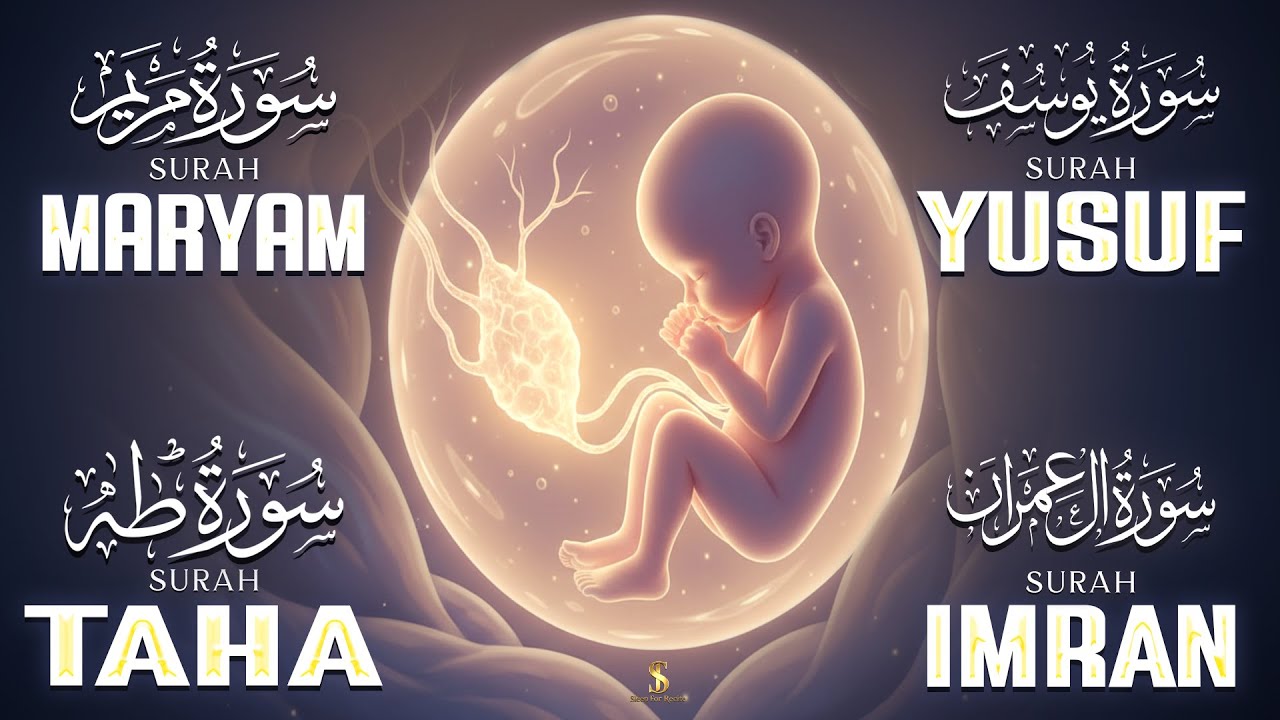 Pregnancy Power of Suarh Maryam, Yusuf, Taha , Imran,Heart Touching Recitation | Sheikh Alaa Aqel