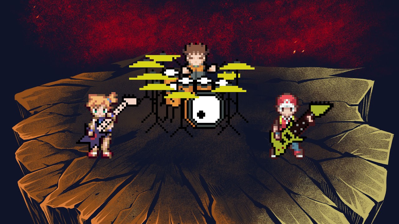 Pokemon Red Blue Opening & Title Screen Pixel Animation