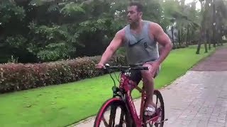 Salman Khan Riding Cycle Peacefully At His Farmhouse Away From The City During LockDown
