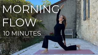 10 Min Morning Yoga Flow | Full Body Yoga to Wake Up