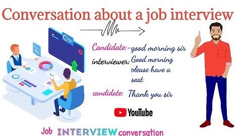 Job interview conversation || Dialogue between interviewer and interviewee||interviewerandcandidate