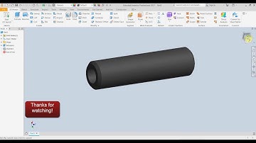 How to design a piston wrist pin in Autodesk Inventor Pro