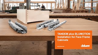 How to Install Blum TANDEM plus BLUMOTION Drawer Slides in a Face Frame Cabinet screenshot 4