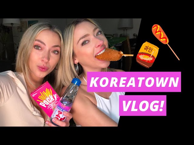 Koreatown Vlog | & Trying Korean Corn Dogs!