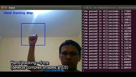 Robust hand detection and tracking on a personal computer