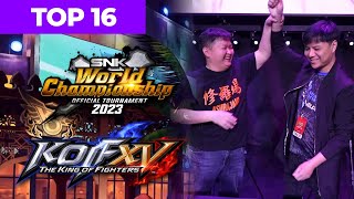 SNK World Championship 2023 | Top 16 to Top 8 | The King of Fighters XV Tournament