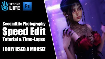 No Tablet? No Problem! - SecondLife Speed Edit Tutorial & Time Lapse