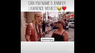 Jennifer Lawrence Funny Moment Tiktok Amasingers