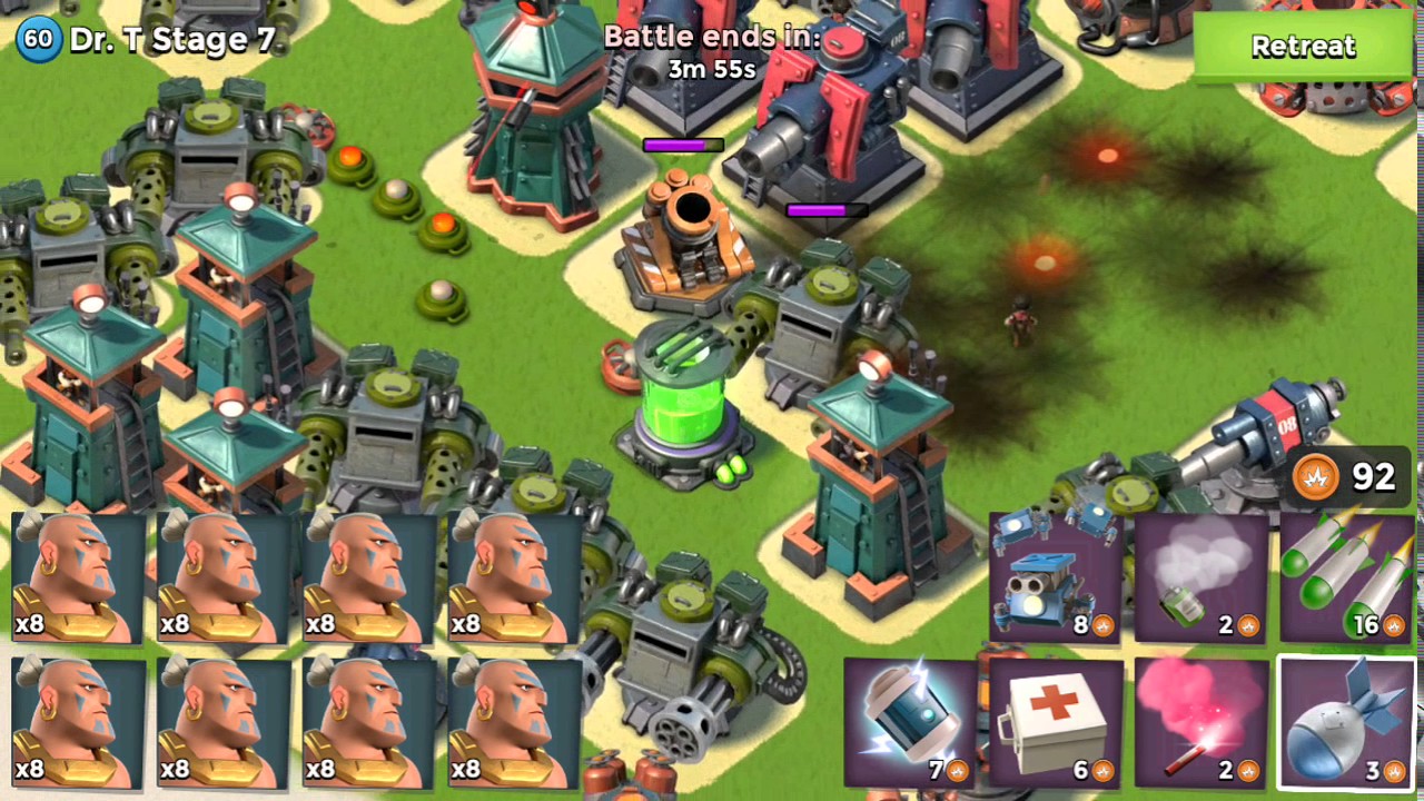 Boom Beach - Dr T Tropical Stage 7 Dec/31/2016 - Warriors [Live]