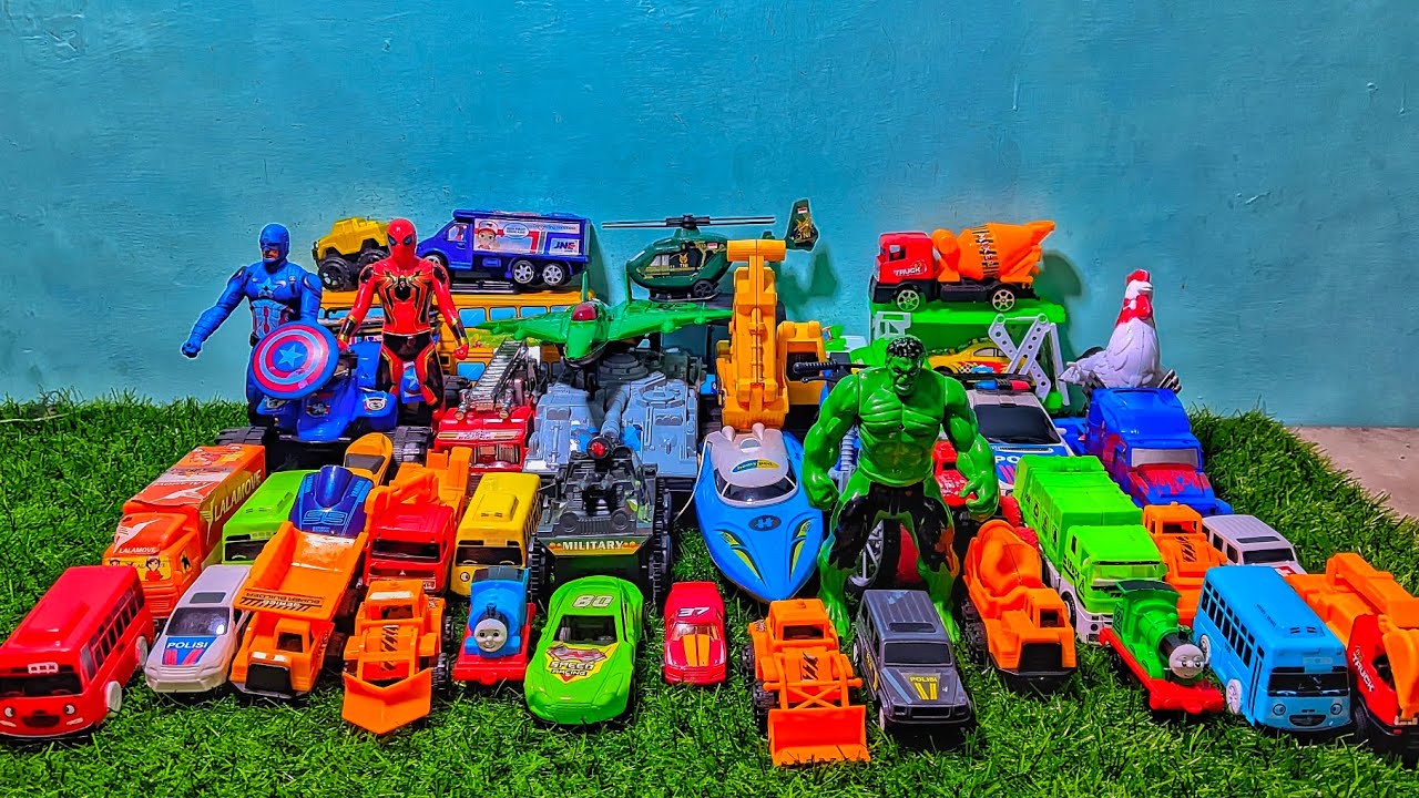 Mobil Mobilan Truk Oleng , Mobil Truk Molen, Mobil Balap, Truk Pasir, Excavator, Mobil Roket, Damkar