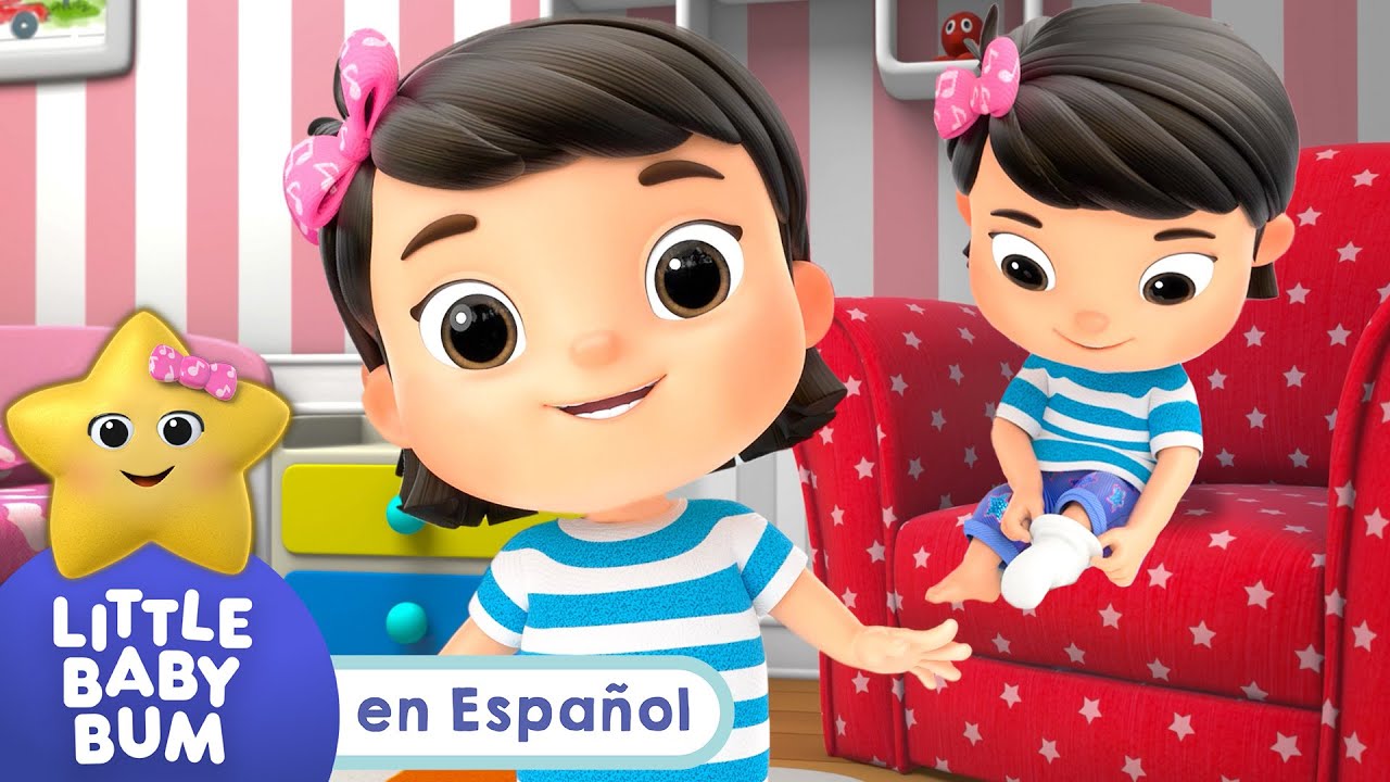 A vestirme aprendere | Canciones Infantiles 🎵 | Dibujos animados | Little Baby Bum Español