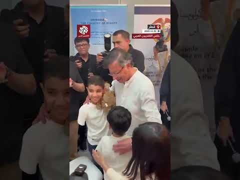 بمشاركة أطفال من غزة افتتاح سفارة كولومبيا في قطر بحضور الرئيس الكولومبي غوستافو بيترو