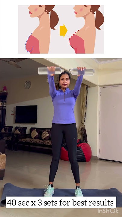 Worried about saggy breast? Not anymore! Do these effective exercises at home 🔥 #workout #breast