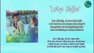 Love Smile by YUNAH & MINJU (ILLIT) (Last Summer OST) Rom & Eng Lyrics