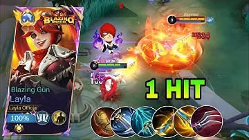 LAYLA FULL DAMAGE 1 HIT IS BACK! GLOBAL LAYLA BUILD FOR 2025 - MLBB