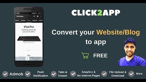 How to Convert a Website into App in 5 mins | ADMOB | Notification | Analytics
