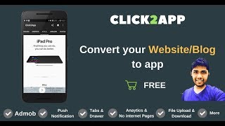 How to Convert a Website into App in 5 mins | ADMOB | Notification | Analytics screenshot 4