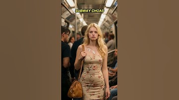 Cheerful Girl in Seoul Subway | Daily Commute Vibes | Packed Metro Scene #subway #shorts #koreangirl