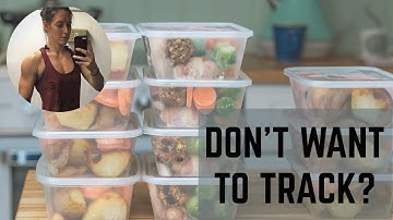 Flexible Dieting without Tracking Food Everyday | Meal Prep Basics