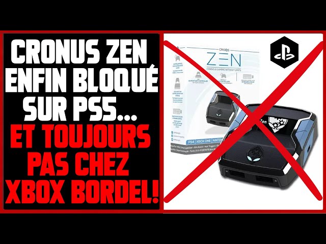 Bonne nouvelle !🔥🚨 le Cronus Zen BLOQUÉ par PlayStation ! (Mais