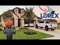 HOW TO INSTALL 4K LOREX HOME SECURITY CAMERAS with prewired house