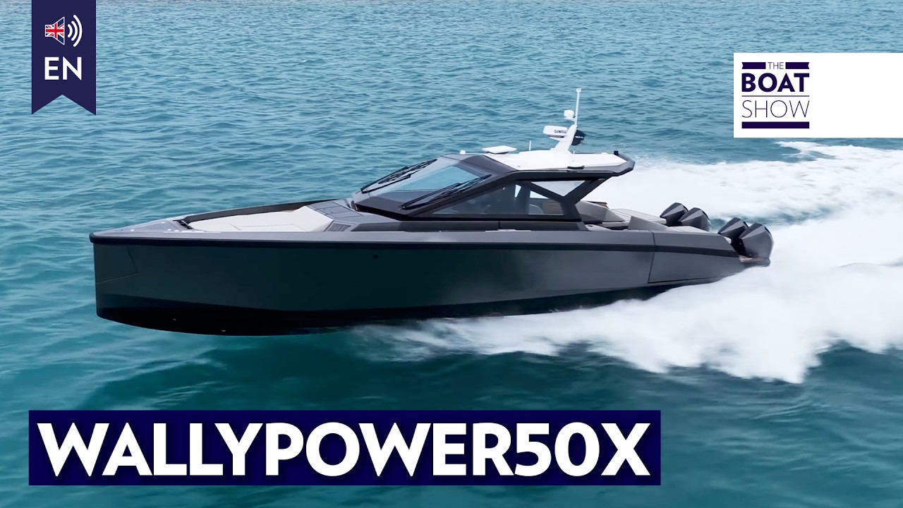 ⁣wallypower50X - Luxury Performance Yacht Review - The Boat Show