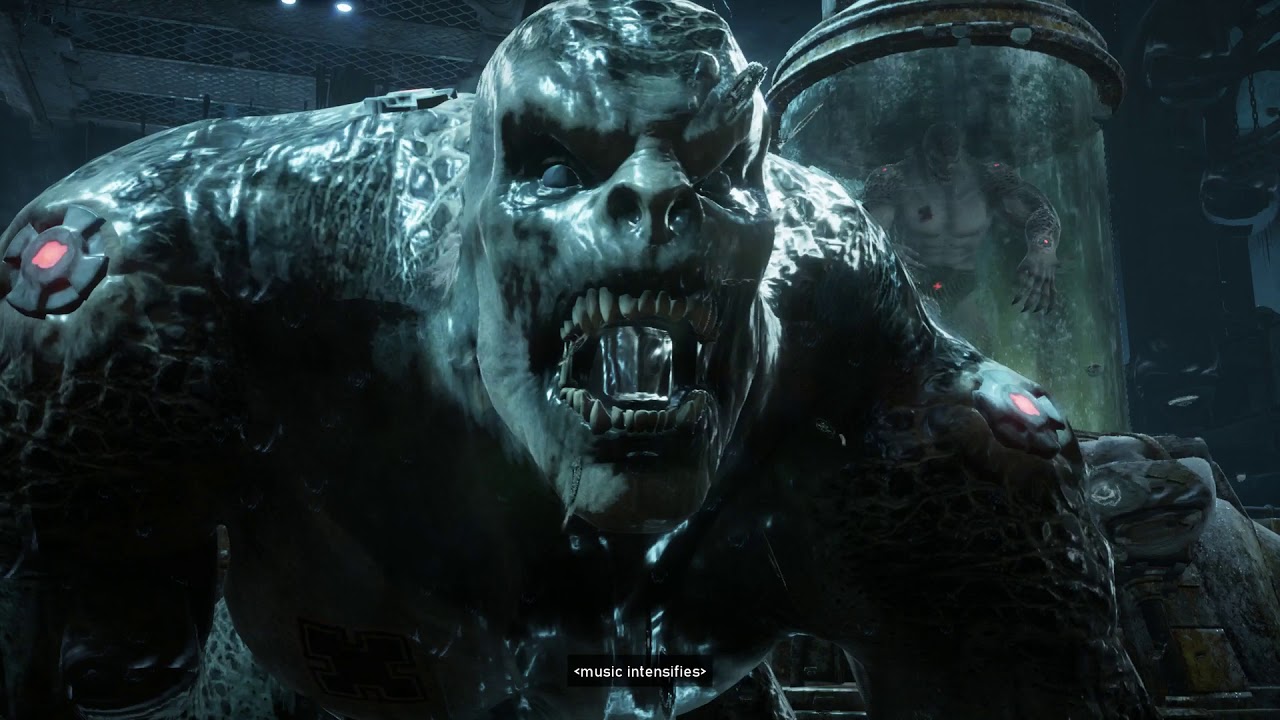 Gears 5 - Act 2-5 Dirtier Little Secrets:  Sketchbook, Cryo Cannon 1st Generation Locust Fight 2019