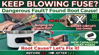 Dead Induction Cooker Repair | Blown IGBT & 300V Capacitor Sparking Fix .#repair #fixinductioncooker