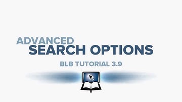 BLB Tutorial 3 9   Advanced Search Options