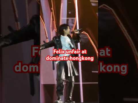 Felix Unfair At Dominate Hk Day 1 Felix Straykids