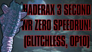 I Speedran Haderax Faster Than It Takes To Say World Record
