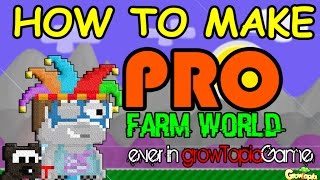 Growtopia | Building a PRO Farm world