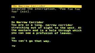 Colossal Cave Adventure play-through screenshot 4