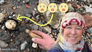 I Found The Weirdest Thing Just As I Was about to go Home!  Mudlarking the River Thames