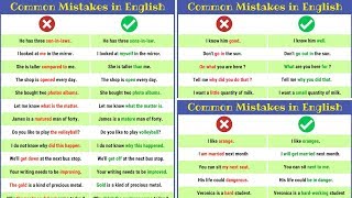 Grammatical Errors: 120 Common Grammar Mistakes in English And How to Avoid Them