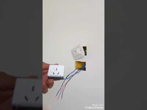 تركيب بريزة ثلاثية 