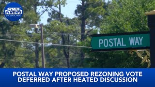 Postal Way proposed rezoning vote deferred after heated discussion in council meeting