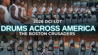 2026 Boston Crusaders Battery - Lot | 2026 DCI Drums Across America | 4K 🔥🎥🎬‼️