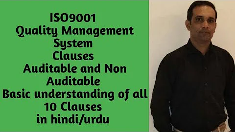 ISO9001Quality Management System Causes/ All 10 clauses in brief/ QMS clauses in hindi/urdu