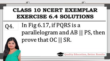 Exercise 6.4 Q4 NCERT Exemplar  Class 10 Maths @MathsTeacher