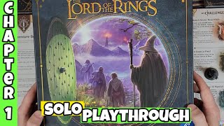 Ch. 1 Solo Playthrough of Lord of The Rings Adventure Book Game From @RavensburgerAG#boardgames