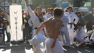 [Full version] 신개념 태권도 벗(?)스킹 공연 Taekwondo Demonstration Team Shocks the Audience