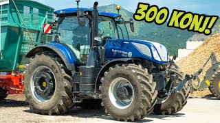 Predstavitev traktorja New Holland T7.300 + delo (ENG Subs)