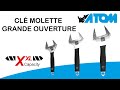 Cle molette grande ouverture by atom group