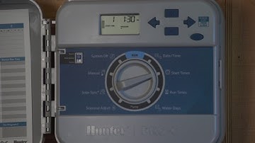 Sprinkler Timer Adjustment