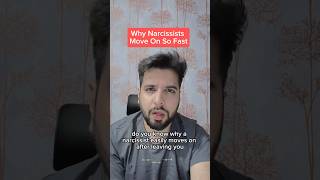 Why Narcissists Move On So Fast #narcissist