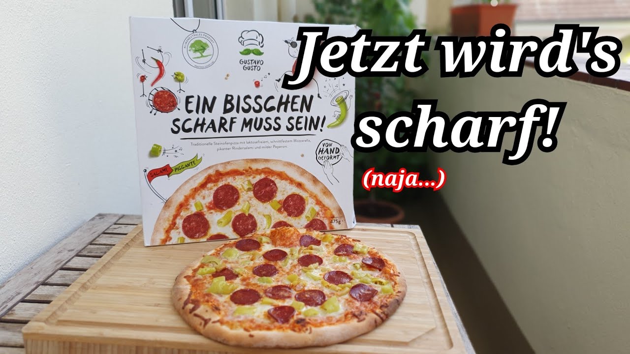 Gustavo Gusto Pizza Salami Peperoni im Test (Ein bisschen scharf muss