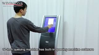 How does WiViTouch's special sale 17 inch queue kiosk look like?