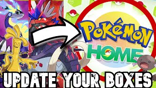 How to Organize your POKEMON HOME boxes for the SCARLET and VIOLET Update!