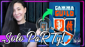 Gamma Guild 🛡️ | Solo Board Game PaRTy!!! (Playthrough and Review/ Tutorial, yup!) 🎉